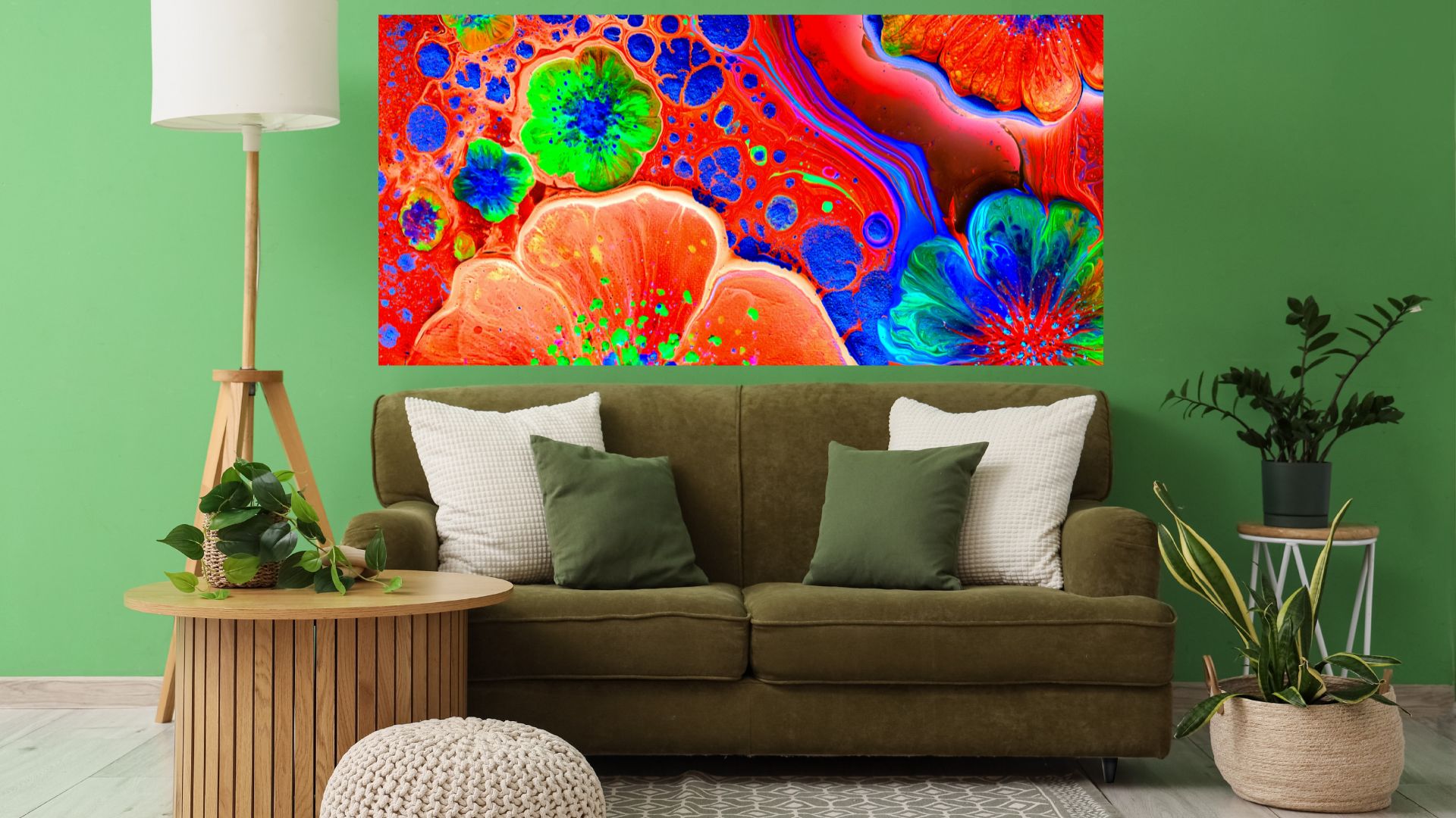 Field of Wonderment Color Negative Orange Wall art - Image 3